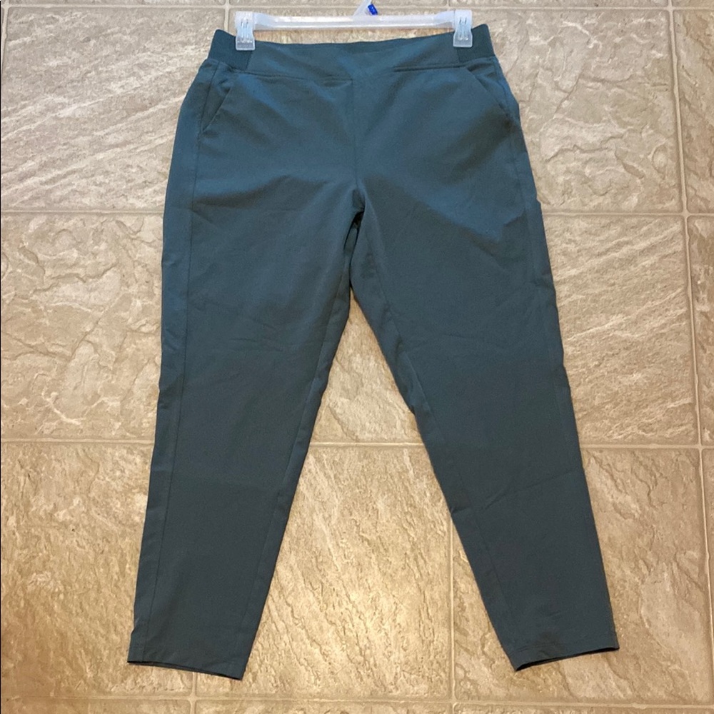 Teal Slim Fit Pants